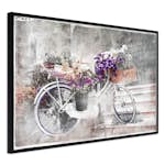 Poster Artgeist Affisch Floral Bike