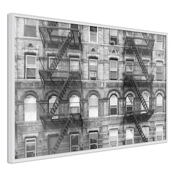 Poster Artgeist Affisch Brick Apartment