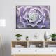 Poster Artgeist Affisch Purple Succulent