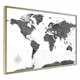 Poster Artgeist Affisch Monochrome Map