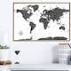 Poster Artgeist Affisch Monochrome Map