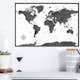 Poster Artgeist Affisch Monochrome Map