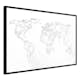 Poster Artgeist Affisch Geometric Map