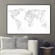 Poster Artgeist Affisch Geometric Map
