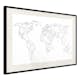 Poster Artgeist Affisch Geometric Map