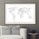 Poster Artgeist Affisch Geometric Map