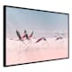 Poster Artgeist Affisch Flamingos Race
