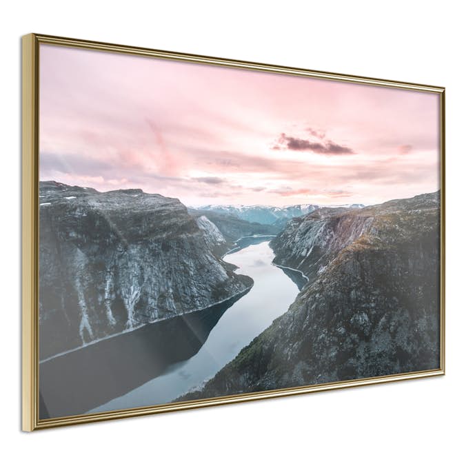 Poster Artgeist Affisch Lake Ringedalsvatnet