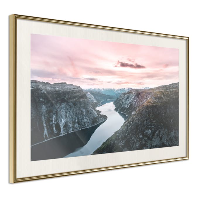 Poster Artgeist Affisch Lake Ringedalsvatnet