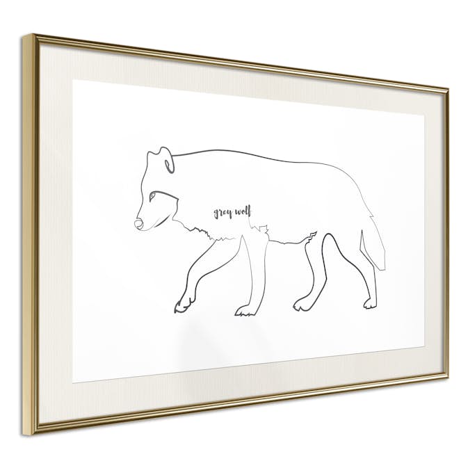 Poster Artgeist Affisch Wolf