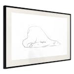 Poster Artgeist Affisch Lazy Bear