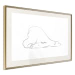 Poster Artgeist Affisch Lazy Bear