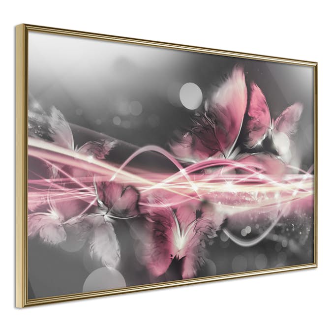 Poster Artgeist Affisch Butterfly Flame