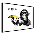 Poster Artgeist Affisch Banksy Monkey with Banana