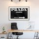 Poster Artgeist Affisch Prada in Black