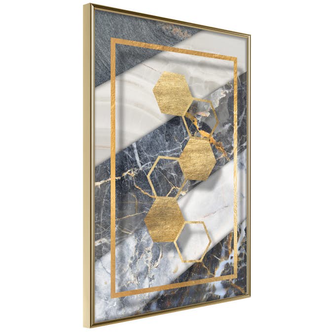 Poster Artgeist Affisch Geometric Chain