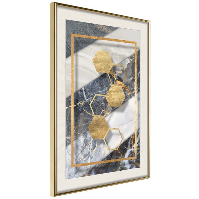 Poster Artgeist Affisch Geometric Chain