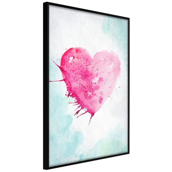 Poster Artgeist Affisch Watercolour Heart