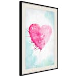 Poster Artgeist Affisch Watercolour Heart