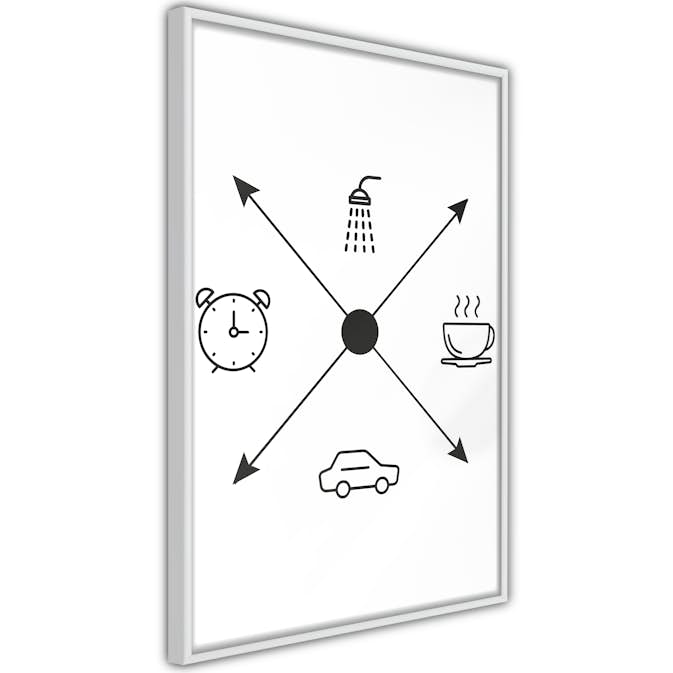 Poster Artgeist Affisch Daily Schedule