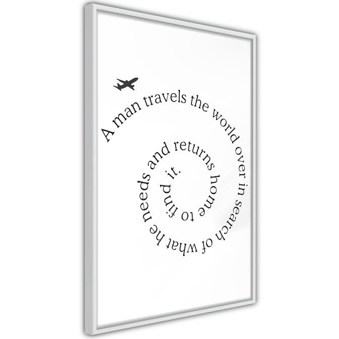 Poster Artgeist Affisch Traveller