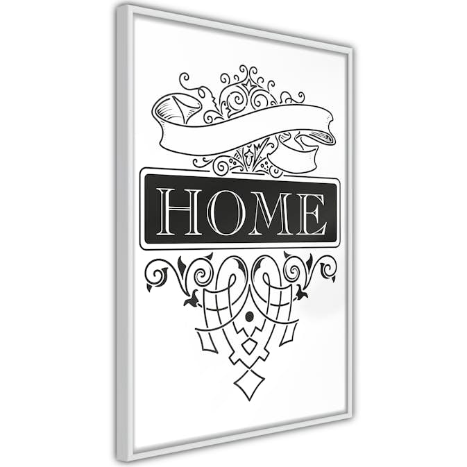 Poster Artgeist Affisch Home