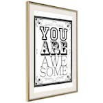 Poster Artgeist Affisch You Are Awesome