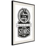 Poster Artgeist Affisch There Is No Easy Way From The Earth To The Stars