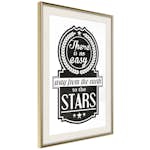 Poster Artgeist Affisch There Is No Easy Way From The Earth To The Stars