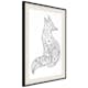 Poster Artgeist Affisch Flower Fox
