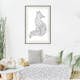 Poster Artgeist Affisch Flower Fox