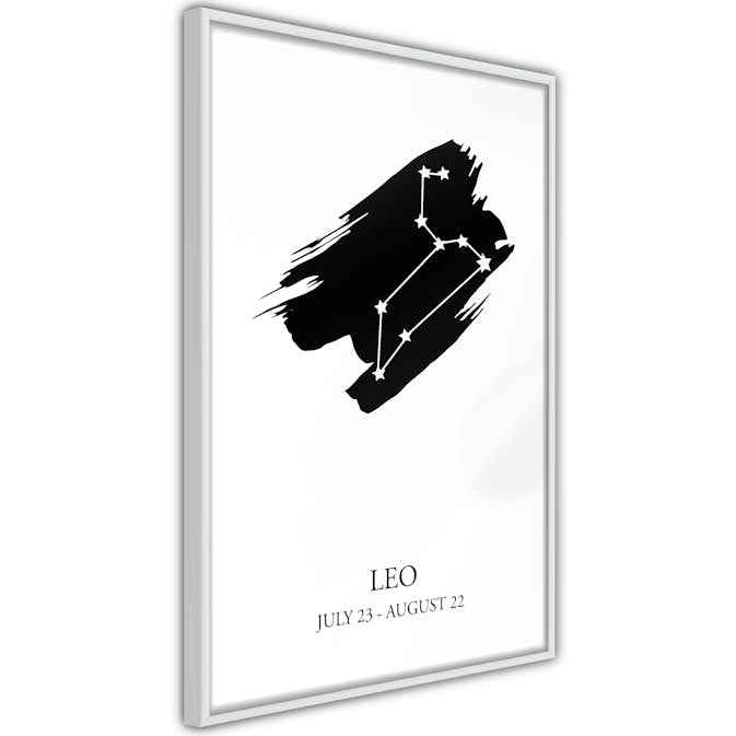 Poster Artgeist Affisch Zodiac Signs Leo