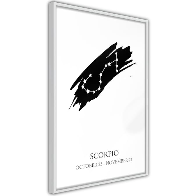 Poster Artgeist Affisch Zodiac Signs Scorpio