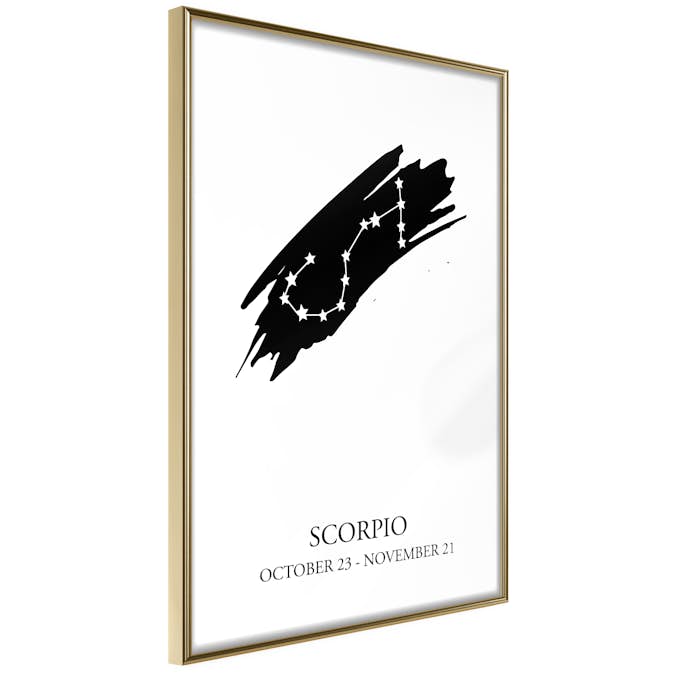 Poster Artgeist Affisch Zodiac Signs Scorpio