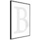 Poster Artgeist Affisch Letter B