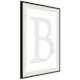 Poster Artgeist Affisch Letter B