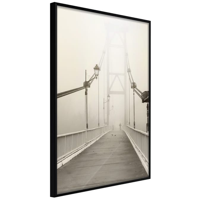 Poster Artgeist Affisch Bridge in the Fog