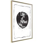 Poster Artgeist Affisch Life Does Not Have To Be Perfect To Be Wonderful