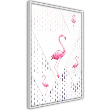 Poster Artgeist Affisch Flamingo Family
