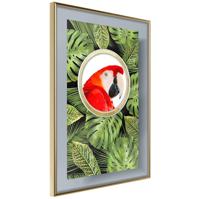 Poster Artgeist Affisch Parrot In The Jungle