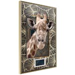 Poster Artgeist Affisch Giraffe