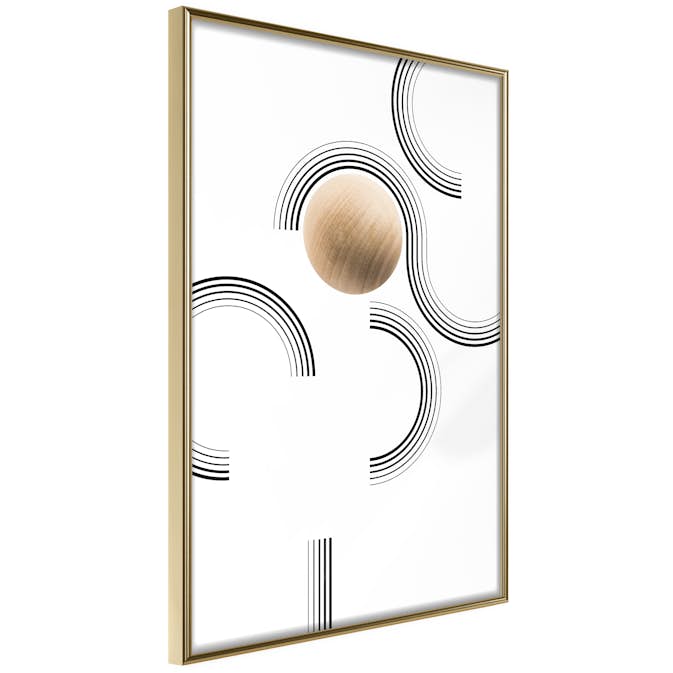 Poster Artgeist Affisch Locked Ball