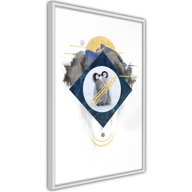 Poster Artgeist Affisch Penguin Couple