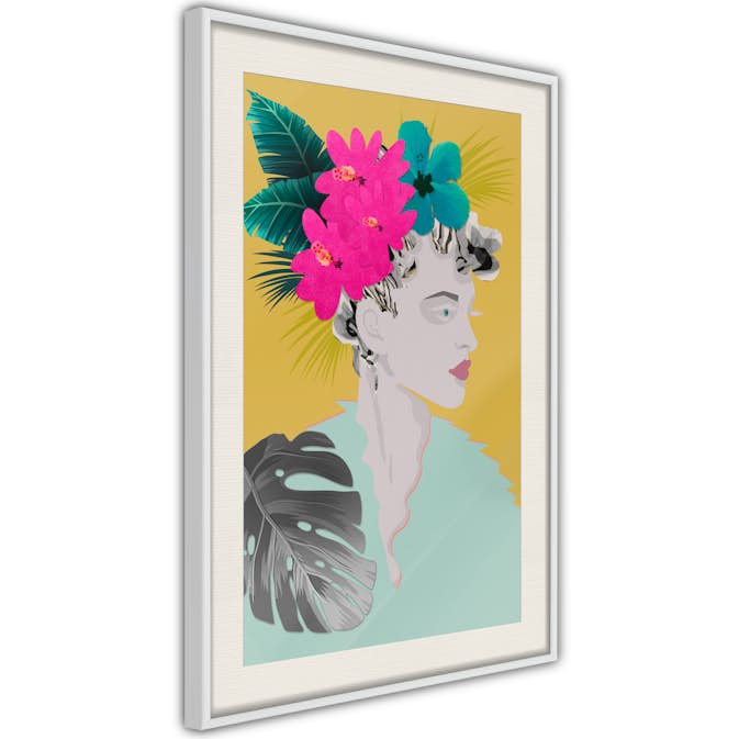 Poster Artgeist Affisch Flowers In The Hair