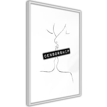 Poster Artgeist Affisch Censorship