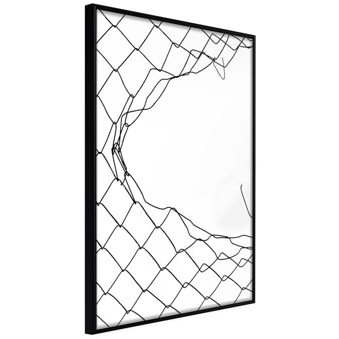 Poster Artgeist Affisch Torn Net