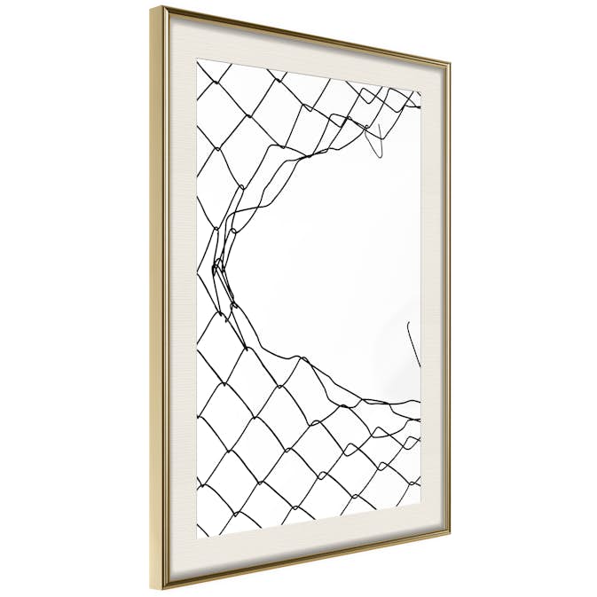 Poster Artgeist Affisch Torn Net