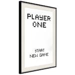 Poster Artgeist Affisch Start New Game