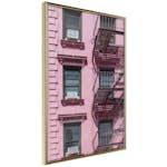 Poster Artgeist Affisch Fire Stairs