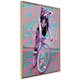 Poster Artgeist Affisch Raccoon On The Bike